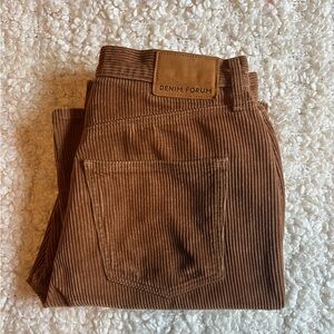 Denim Forum Joni High Rise Corduroy Pants